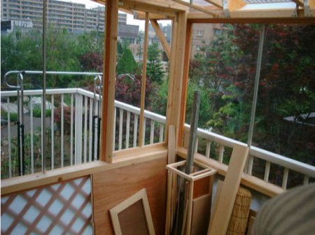 作業小屋の一部